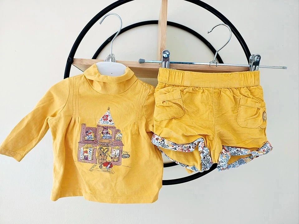 3 mois ensemble sergent major teeshirt et short